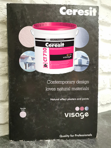 Ceresit СТ 710 VISAGE Польша. Декоративная штукатурка с фактурой натурального камня