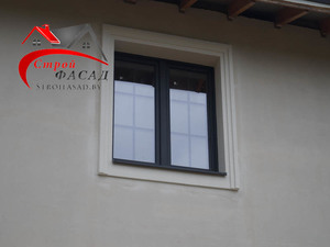 Варианты отделки дома фасадной лепниной