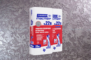 Защитно-отделочная штукатурка «Тайфун Мастер» №22в, №22с